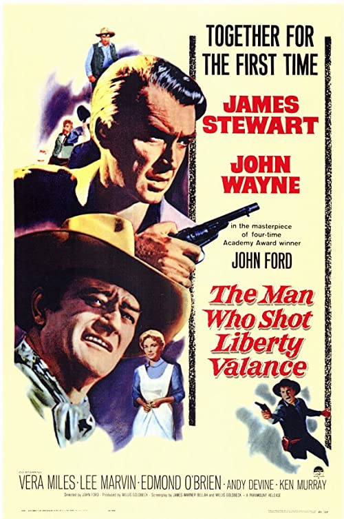 دانلود فیلم The Man Who Shot Liberty Valance 1962 ( مردی که لیبرتی والانس را کشت ۱۹۶۲ ) با زیرنویس فارسی چسبیده
