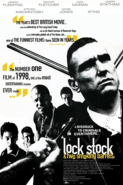 دانلود فیلم Lock, Stock and Two Smoking Barrels 1998 ( چخماق، قنداق و دو لوله پر از دود ۱۹۹۸ ) با زیرنویس فارسی چسبیده