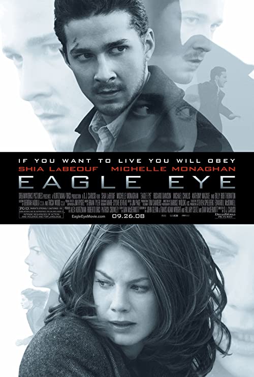 دانلود فیلم Eagle Eye 2008 ( چشم عقاب ۲۰۰۸ ) با زیرنویس فارسی چسبیده