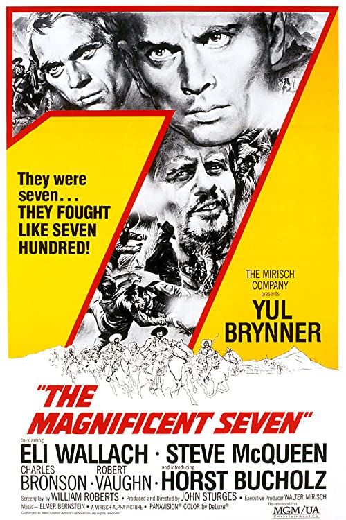 دانلود فیلم The Magnificent Seven 1960 ( هفت باشکوه ۱۹۶۰ ) با زیرنویس فارسی چسبیده