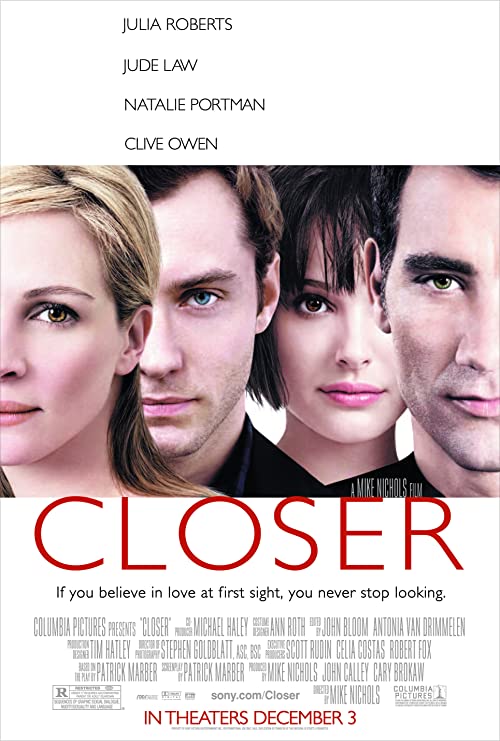 دانلود فیلم Closer 2004 ( نزدیک تر ۲۰۰۴ ) با زیرنویس فارسی چسبیده
