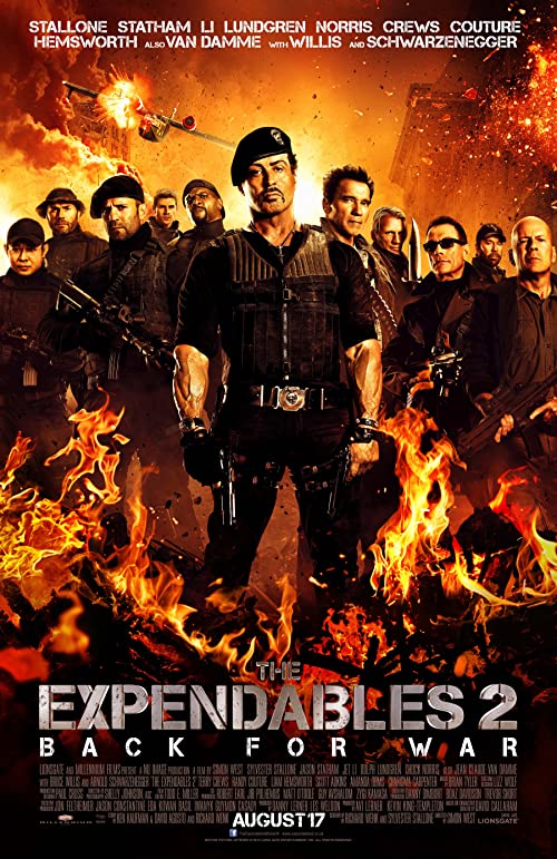 دانلود فیلم The Expendables 2 2012 (بی مصرف ها ۲) یا زیرنویس فارسی چسبیده