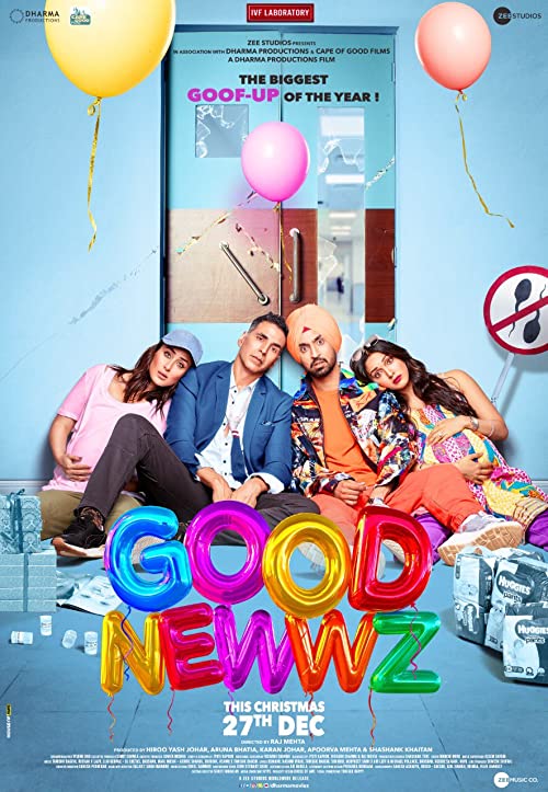 دانلود فیلم Good Newwz 2019 ( نیووز خوب ) با زیرنویس فارسی چسبیده