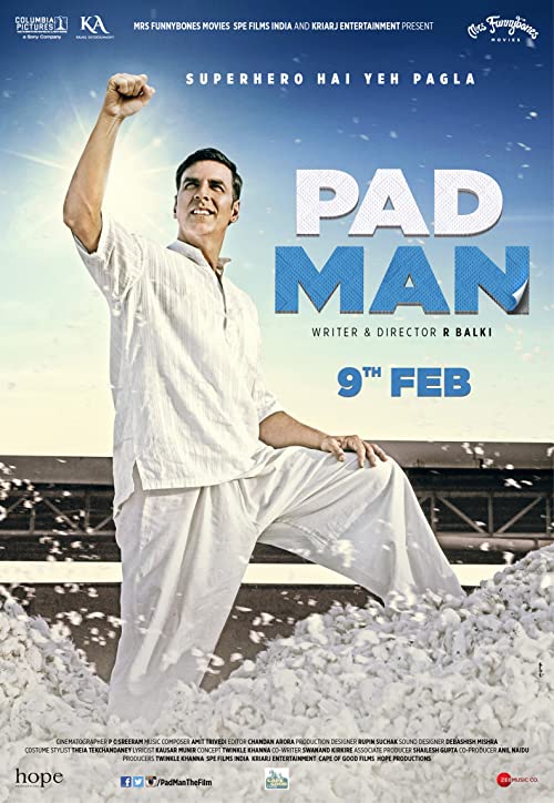 دانلود فیلم Pad Man 2018 ( پدمن ۲۰۱۸ ) با زیرنویس فارسی چسبیده