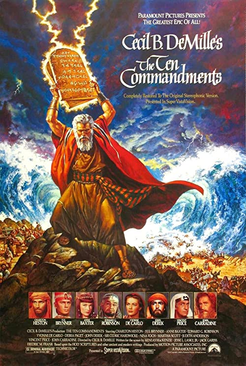 دانلود فیلم The Ten Commandments 1956 ( ده فرمان ۱۹۵۶ ) با زیرنویس فارسی چسبیده