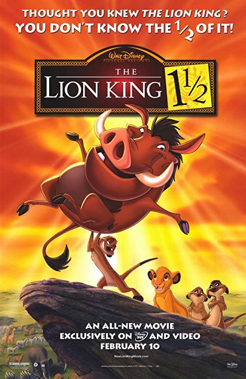 دانلود انیمیشن The Lion King 1½ ۲۰۰۴ ( شیرشاه یک و نیم ۲۰۰۴ ) با زیرنویس فارسی چسبیده