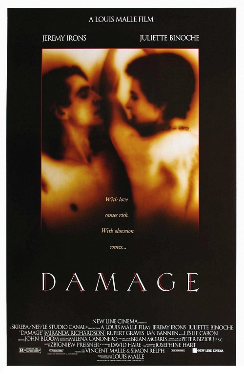 دانلود فیلم Damage 1992 ( آسیب ۱۹۹۲ ) با زیرنویس فارسی چسبیده