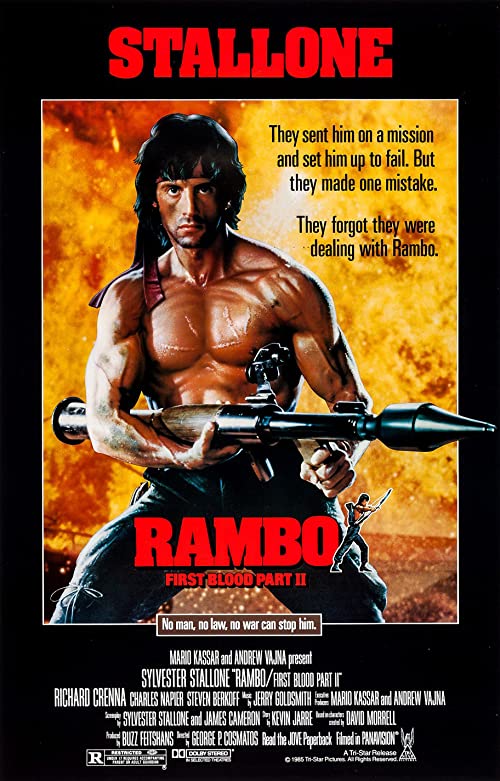 دانلود فیلم Rambo: First Blood Part II 1985 ( رمبو: اولین خون قسمت دوم ۱۹۸۵ ) با زیرنویس فارسی چسبیده