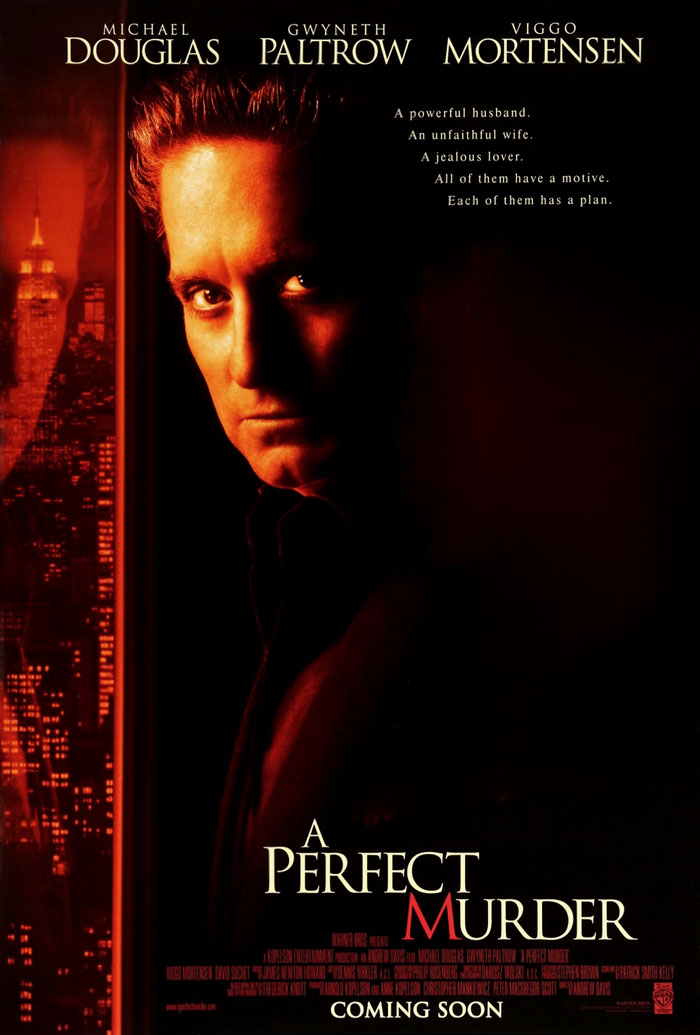 دانلود فیلم A Perfect Murder 1998 ( قتلی بی‌نقص ۱۹۹۸ ) با زیرنویس فارسی چسبیده