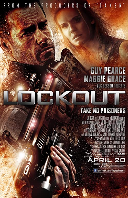 دانلود فیلم Lockout 2012 ( گرفتار ۲۰۱۲ ) با زیرنویس فارسی چسبیده
