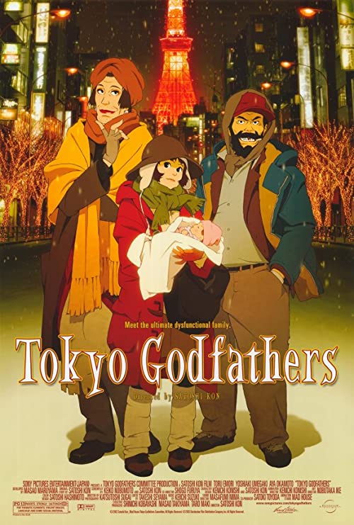 دانلود انیمه Tokyo Godfathers 2003 ( پدرخوانده‌های توکیو ۲۰۰۳ ) با زیرنویس فارسی چسبیده