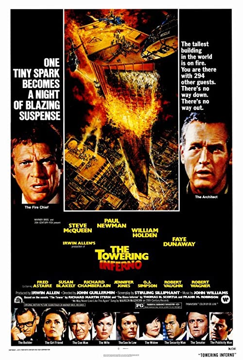 دانلود فیلم The Towering Inferno 1974 ( آسمان خراش جهنمی ۱۹۷۴ ) با زیرنویس فارسی چسبیده