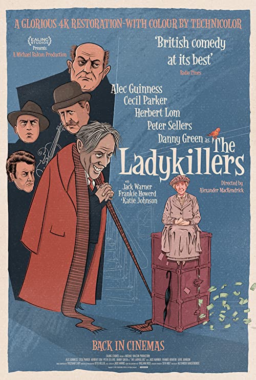 دانلود فیلم The Ladykillers 1955 ( قاتلین پیرزن ۱۹۵۵ ) با زیرنویس فارسی چسبیده