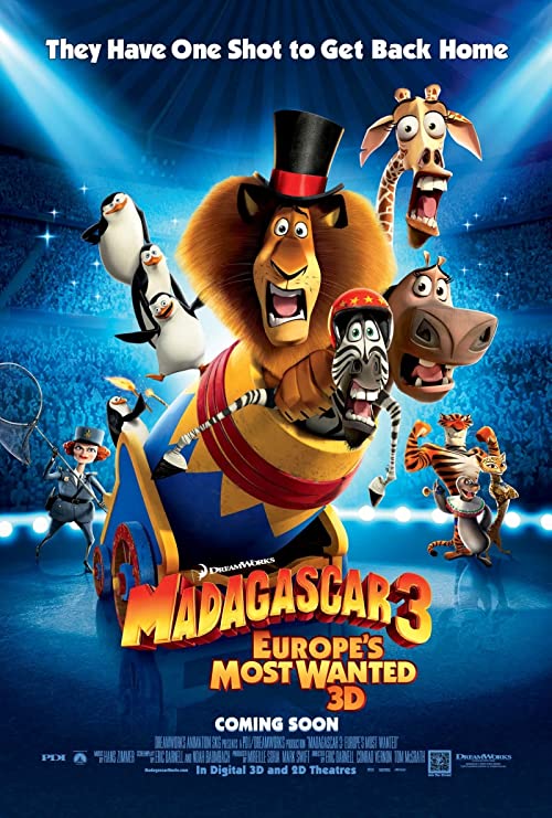 دانلود انیمیشن Madagascar 3: Europe’s Most Wanted 2012 (ماداگاسکار ۳: تحت تعقیب ترین های اروپا) با زیرنویس فارسی چسبیده