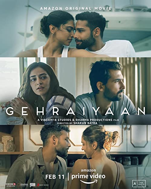 دانلود فیلم Gehraiyaan 2022 ( اعماق ۲۰۲۲ ) با زیرنویس فارسی چسبیده