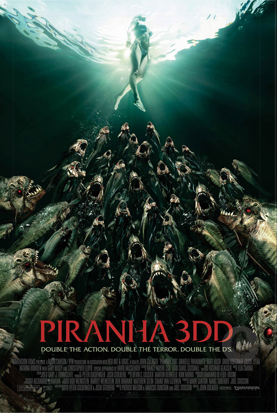 دانلود فیلم Piranha 3DD 2012 ( پیرانا سه بعدی ۲ ۲۰۱۲ ) با زیرنویس فارسی چسبیده