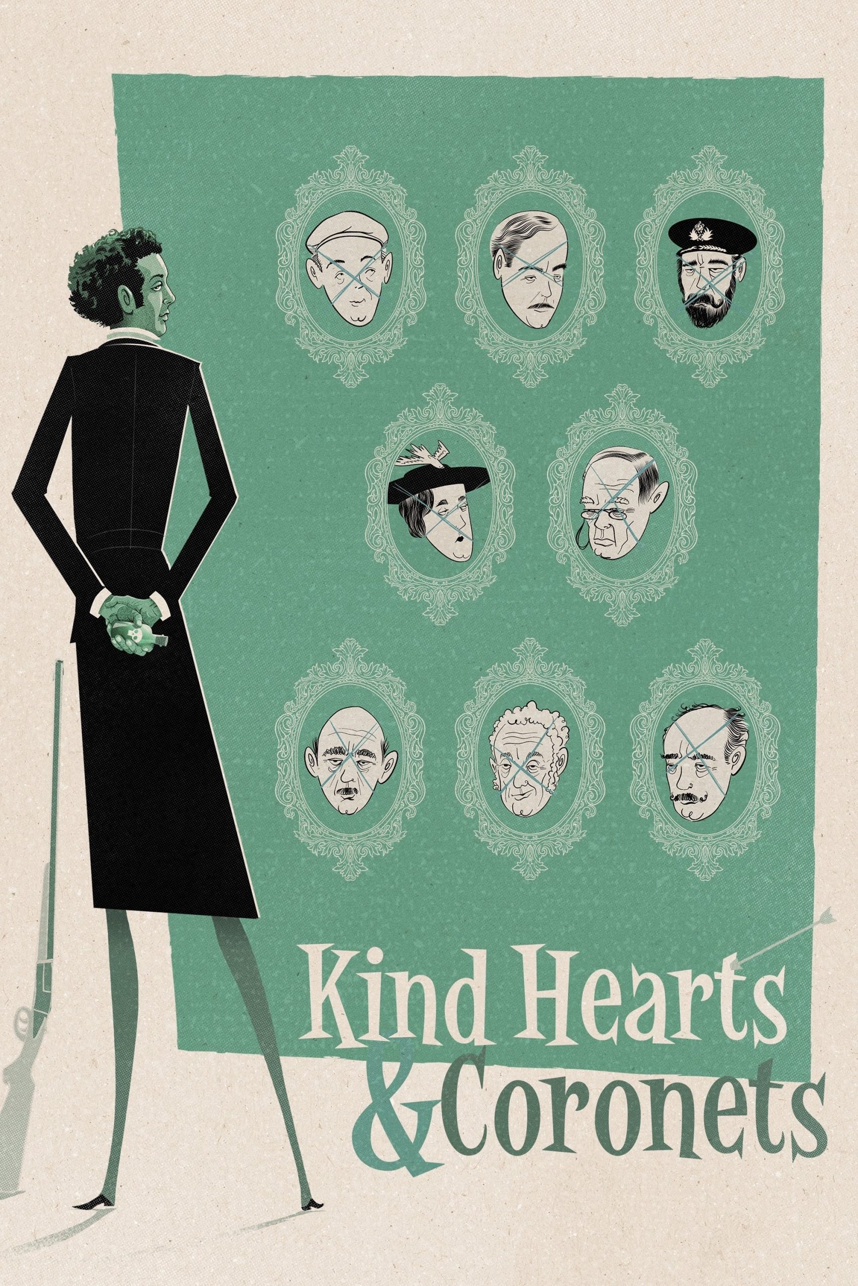 دانلود فیلم Kind Hearts and Coronets 1949 ( قلب‌های مهربان و نیم‌تاج‌ها ۱۹۴۹ ) با زیرنویس فارسی چسبیده