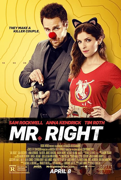 دانلود فیلم Mr. Right 2015 ( آقای مطلوب ۲۰۱۵ ) با زیرنویس فارسی چسبیده