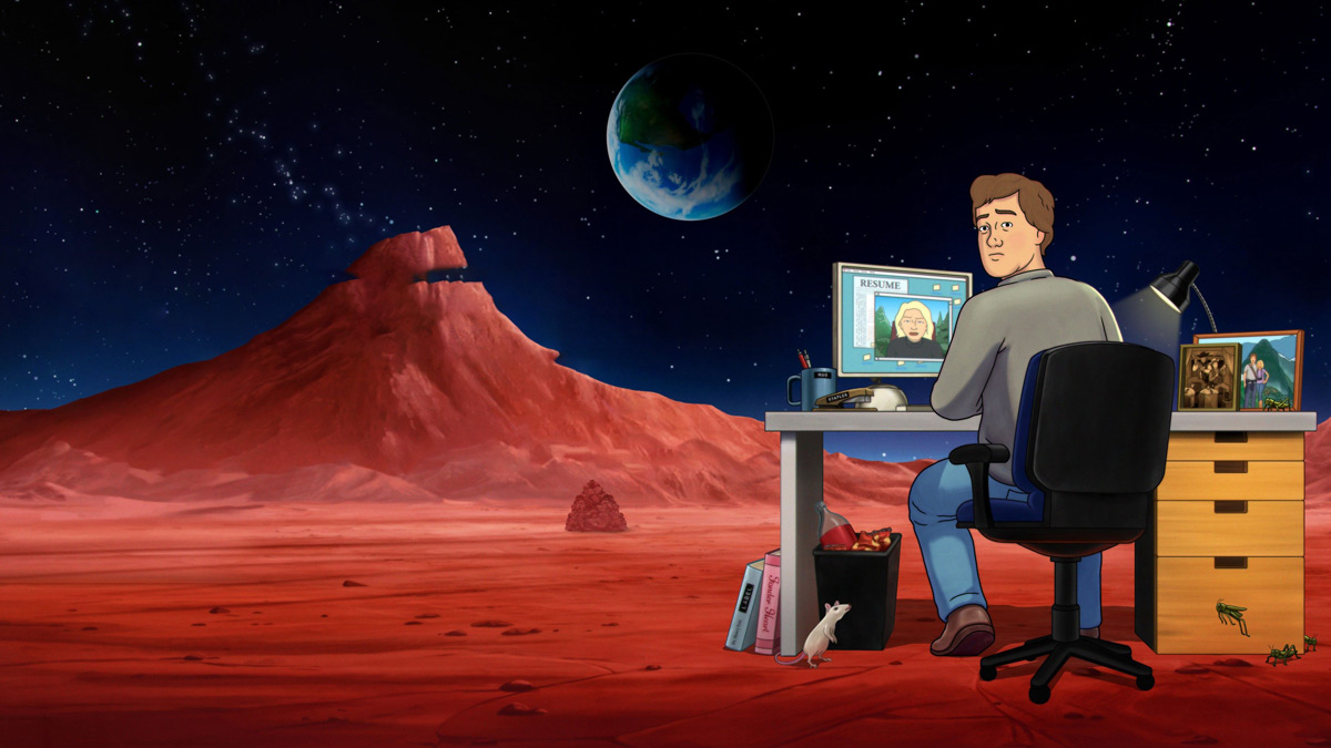 دانلود انیمیشن سریالی Fired on Mars ( اخراج شده در مریخ ) با زیرنویس فارسی چسبیده