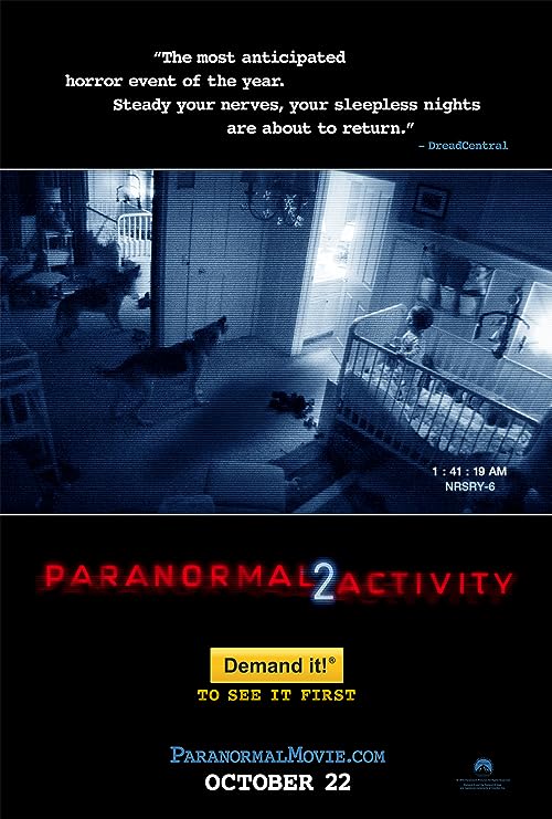 دانلود فیلم Paranormal Activity 2 2010 ( فعالیت فراطبیعی ۲ ۲۰۱۰ ) با زیرنویس فارسی چسبیده