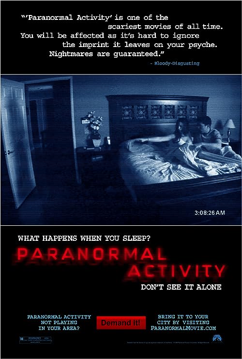 دانلود فیلم Paranormal Activity 2007 ( فعالیت فراطبیعی ۲۰۰۷ ) با زیرنویس فارسی چسبیده