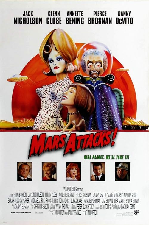 دانلود فیلم Mars Attacks! 1996 ( مریخ حمله می‌کند! ۱۹۹۶ ) با زیرنویس فارسی چسبیده