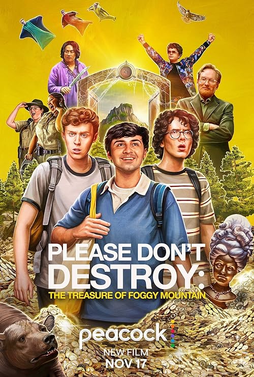 دانلود فیلم Please Don’t Destroy: The Treasure of Foggy Mountain 2023 ( لطفا خراب نکنید: گنج کوهستان مه آلود ۲۰۲۳ ) با زیرنویس فارسی چسبیده