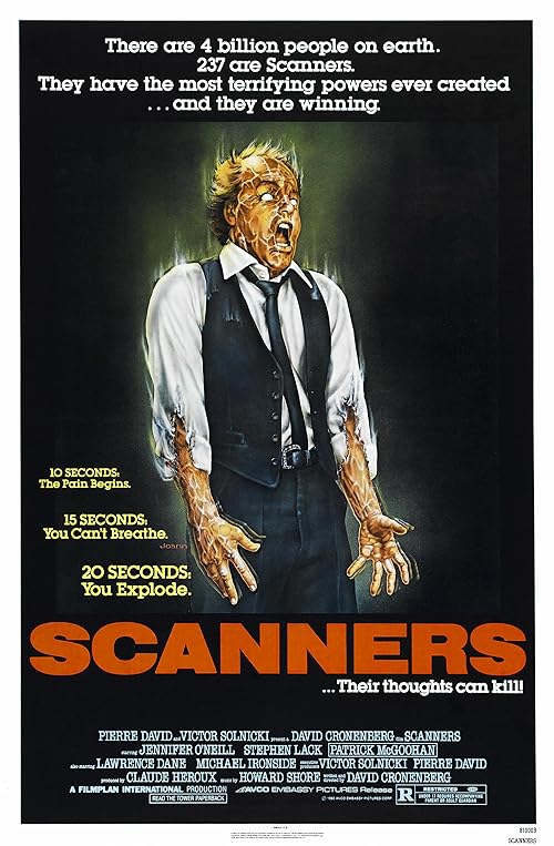 دانلود فیلم Scanners 1981 ( اسکنرها ۱۹۸۱ ) با زیرنویس فارسی چسبیده