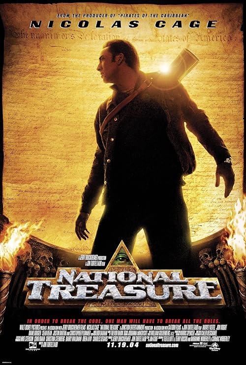 دانلود فیلم National Treasure 2004 ( گنجینه ملی ۲۰۰۴ ) با زیرنویس فارسی چسبیده