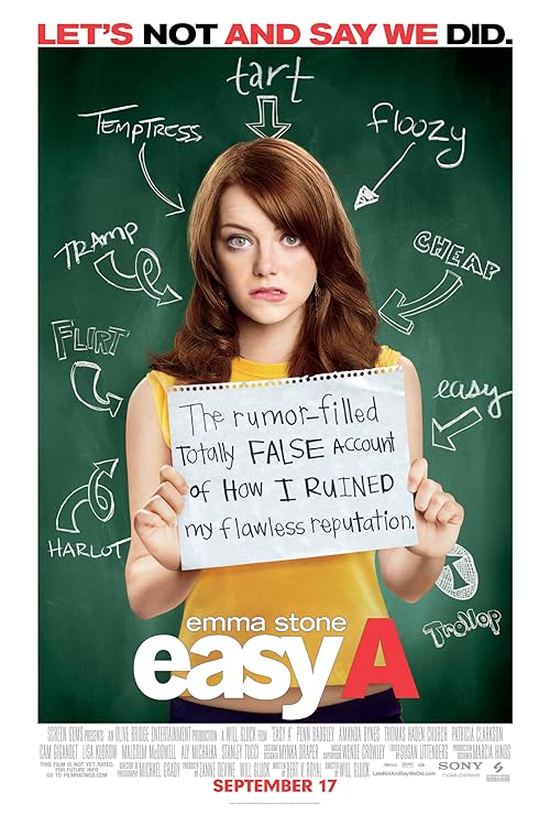 دانلود فیلم Easy A 2010 ( ایزی ای ۲۰۱۰ ) با زیرنویس فارسی چسبیده