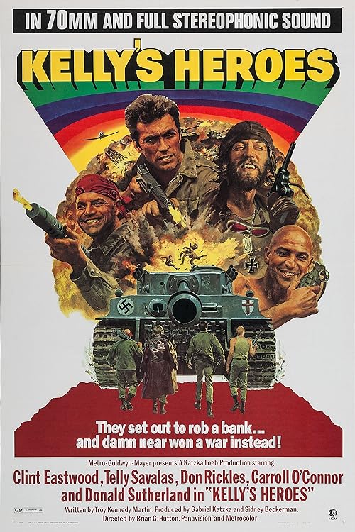 دانلود فیلم Kelly’s Heroes 1970 ( قهرمانان کلی ۱۹۷۰ ) با زیرنویس فارسی چسبیده
