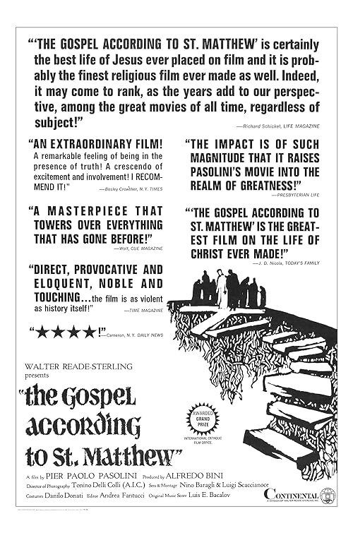 دانلود فیلم The Gospel According to St. Matthew 1964 ( انجیل به روایت متی ۱۹۶۴ ) با زیرنویس فارسی چسبیده