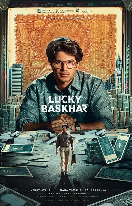 دانلود فیلم Lucky Baskhar 2024 ( بسکر خوش شانس ۲۰۲۴ ) با زیرنویس فارسی چسبیده